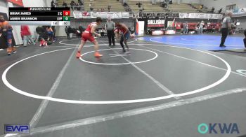 155 lbs 3rd Place - Briar James, Sallisaw Takedown Club vs James Brannon, KIPP TULSA