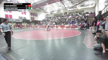 145 lbs Quarterfinal - Leah Espinosa, Adelanto vs Alexa Martinez, Fillmore