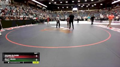 5A - 132 lbs Cons. Round 3 - Riley Dilka, Lansing vs Julian Glover, Salina-Central