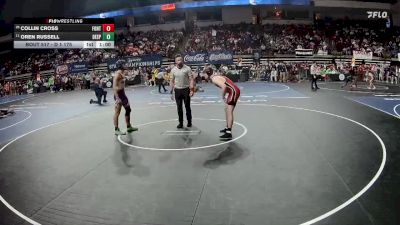 D 1 175 lbs Cons. Round 2 - Oren Russell, Denham Springs vs Collin Cross, Fontainebleau