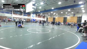 132 lbs Champ. Round 2 - Tyler Mason, La Mirada vs Jason Paganos, Walnut