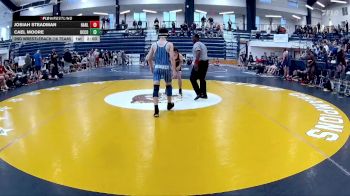 126 lbs 2nd Wrestleback (16 Team) - Cael Moore, Oconee County vs Josiah Steadman, Harlem