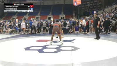 144 lbs Cons. Quarters - Brian Little III, New Jersey vs Nico DeSalvo, Iowa