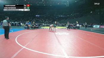 2A/1A Boys 126 3rd Place Match - Luke Patterson, Enterprise Boys vs Justin Kilman, Colton Boys