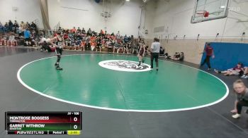 106 lbs Champ. Round 1 - Montrose Boggess, Torrington vs Garret Withrow, Riverton