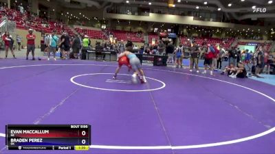 119 lbs Semifinal - Evan MacCallum, NE vs Braden Perez, OK