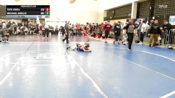 77 lbs Rr Rnd 2 - Tate ODell, CTWHALE Orca - MSE vs Michael Anello, Ruthless Blue - MSE