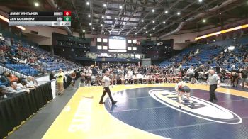 144 lbs Quarterfinals (8 Team) - Jimmy Whitaker, Barrington vs Zev Koransky, Oak Park (O.P.-River Forest)