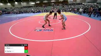 157 lbs Consi Of 32 #2 - Joseph Reza, South Bakersfield High School vs Devan Carter, Mat Demon Wrestling Club