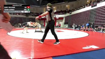 138 lbs Quarterfinals (8 Team) - Luke Williams, ELGIN vs Tohmi Carney, COWETA