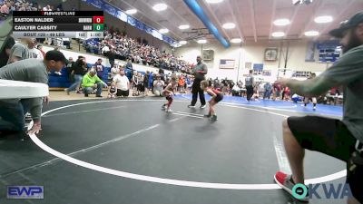 49 lbs Consi Of 4 - Caulyer Cassity, Barnsdall Youth Wrestling vs Easton Nalder, Skiatook Youth Wrestling