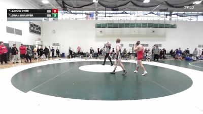 165 lbs Consi Of 4 - Landon Cote, Berlin vs Logan Shamper, Bristol Eastern