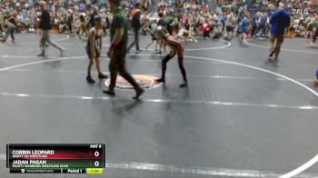 85 lbs Quarterfinal - Jadan Pagan, Mighty Warriors Wrestling Acad vs Corbin Leopard, Ninety Six Wrestling
