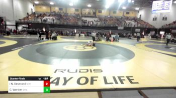 120 lbs Quarterfinal - Nate Desmond, Wyoming Seminary vs Calvin Werden, Western Reserve Academy