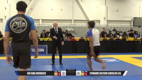 Fernando Halyson Carvalho Leal vs Ian Faria Rodrigues 2025 World IBJJF Jiu-Jitsu No-Gi Championship