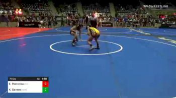90 lbs Final - Erica Pastoriza, Arizona Girls vs Kiiaana Gavere, Summit