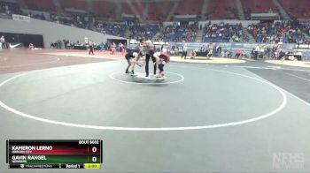 6A-126 lbs Champ. Round 1 - Kameron Lerno, Oregon City vs Gavin Rangel, Newberg