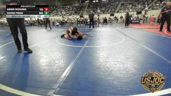 96 lbs Consi Of 8 #1 - Asher Richards, Texas Select Wrestling vs Gavino Perez, Marlow Outlaws
