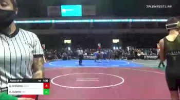 130 lbs Round Of 16 - Gabe Williams, Gold Rush vs Albert Adams, The Club