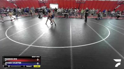 145 lbs Cons. Round 5 - Maddox Rye, WI vs Jayden Haueter, MN