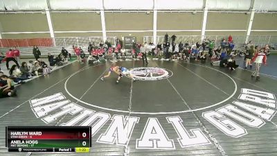 80 lbs Semis (4 Team) - Anela Hogg, Mat Demons vs Harlym Ward, Utah Green