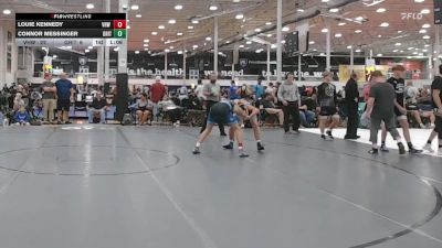 134 lbs Rr Rnd 5 - Louie Kennedy, VHW Blue - HSC vs Connor Messinger, Grit Mat Club Red - HSC