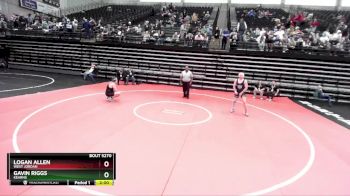 190 lbs Cons. Round 2 - Logan Allen, West Jordan vs Gavin Riggs, Kearns