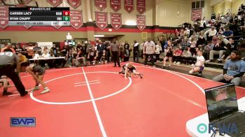 46 lbs Consolation - Carsen Lacy, Miami vs Ryan Chupp, Bartlesville Wrestling Club