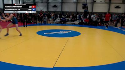 Semis - Kadence Neumeyer, Askeo International Mat Club vs Madison Fowler, Thunder Mountain Wrestling Club