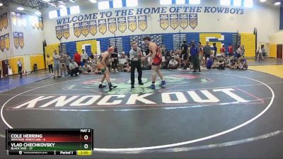 157 lbs Round 5 (8 Team) - Cole Herring, Westside Wrestling vs Vlad Chechkovsky, Black Hive