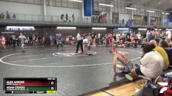 120 lbs 2nd Wrestleback (16 Team) - Alex Amedee, BRAWL Black vs Noah Criado, Alabama Elite White