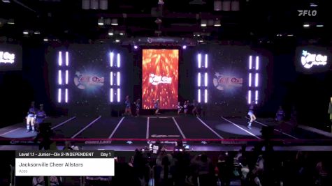 Jacksonville Cheer Allstars - Aces [2023 Level 1.1 - Junior--Div 2-INDEPENDENT Day 1] 2023 The All Out Nationals