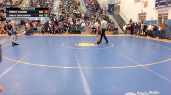 113 lbs Quarterfinal - Grady Bohlander, Wheatland vs Rutley Hansen, Burns/Pine Bluffs