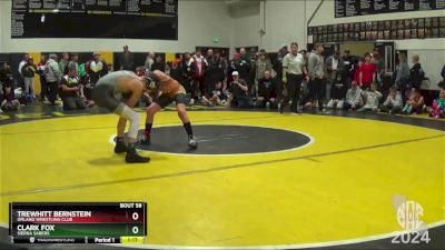 100 lbs Champ. Round 1 - Clark Fox, Sierra Sabers vs Trewhitt Bernstein, Orland Wrestling Club