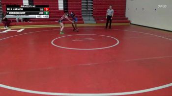 100 lbs Quarterfinal - Cherish Hurt, Auburn vs Ella Harmon, Sparkman