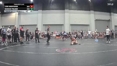 68 lbs Round 4 (8 Team) - Liam Kingfisher, GA United Red vs Hudson Fielder, Backyard Brawlers Red