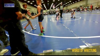 61 lbs Semifinal - Jayden Otto, Untouchables 9U White vs Oliver Umlauf, LWA 9U