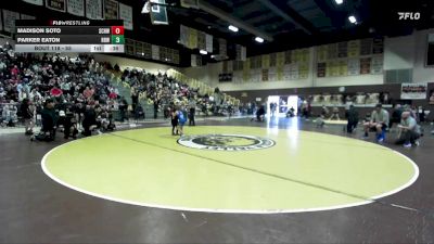 55 lbs Semifinal - Parker Eaton, Rancho Bernardo WC vs Madison Soto, So Cal Hammers Wrestling