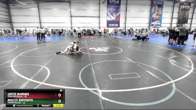 88 lbs Rd# 7- 10:45am Saturday Final Pool - Jayce Barnes, Team Michigan vs Rocco Esposito, Minion Black