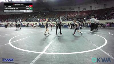 64 lbs 7th Place - Cj Tyler, Black Fox Wrestling Club vs Colson Beckley, Team Tulsa Wrestling Club