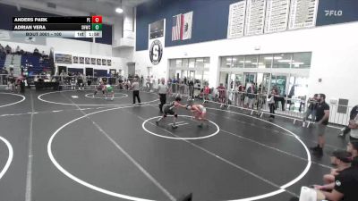 100 lbs Round 1 - Anders Park, Poway Elite vs Adrian Vera, Savage House Wrestling Club