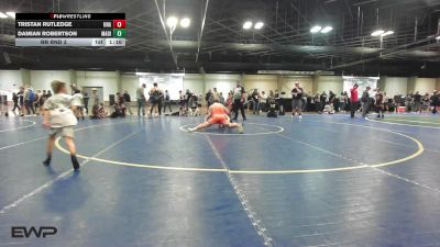 195 lbs Rr Rnd 3 - Tristan Rutledge, Unattached vs Damian Robertson, Madill Takedown