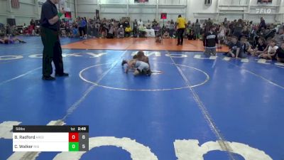 50 lbs Round 2 - Brady Radford, Ares Wrestling Club vs Conner Walker, Rising Kingz