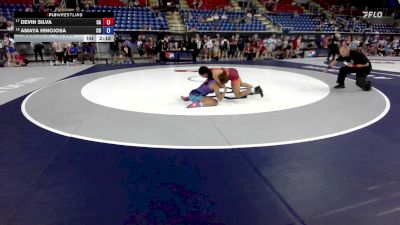 120 lbs Champ. Rd Of 32 - Devin Silva, CA vs Amaya Hinojosa, CO
