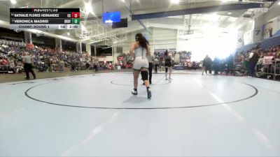 155 lbs Champ. Round 1 - Veronica Madrid, Derby vs Nathalie Flores Hernandez, Olathe South