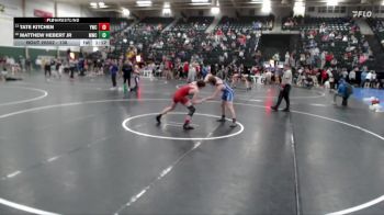 138 lbs Champ. Round 1 - Tate Kitchen, York Wrestling Club vs Matthew Hebert Jr, Mustang Wrestling Club
