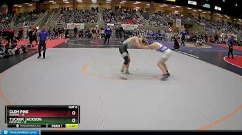 147 lbs Finals (8 Team) - Clem Pine, Mazama vs Tucker Jackson, Estacada