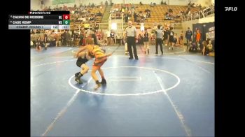 90 lbs Champ. Round 1 - Case Kemp, Massillon-Perry vs Calvin De Roziere, West Liberty