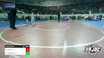 76 lbs Consi Of 8 #1 - Raiden Johns, Collinsville Cardinal Youth Wrestling vs Carter Schmedt, Prodigy Elite Wrestling