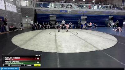 75 lbs Cons. Round 4 - Raylan Moore, Homedale WC vs Rusty Caudill, Priest River Wrestling Club